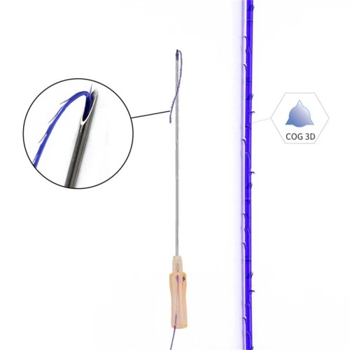Fishbone thread PDO PCL PLLA Threads face thread lift