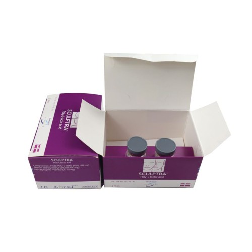 Sculptra PLLA Poly L Lactic 2vials acid BOTOX derma filler